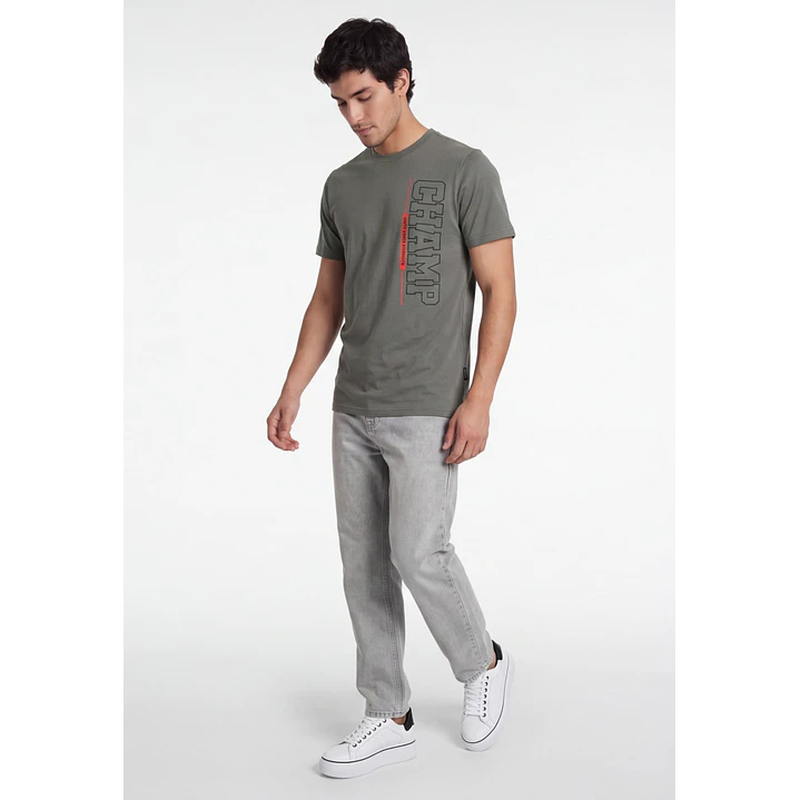 Polera 3D Champ Hombre Verde 3