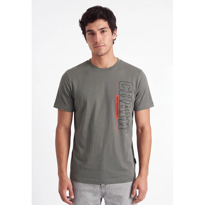 Polera 3D Champ Hombre Verde 1