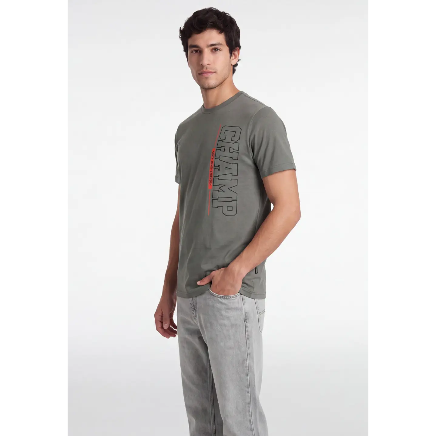 Polera 3D Champ Hombre Verde 4