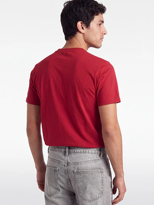 Polera 3D Vertical Hombre Rojo