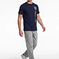 Polera 3D Vertical Hombre Azul - Miniatura 3