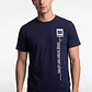 Polera 3D Vertical Hombre Azul - Miniatura 1