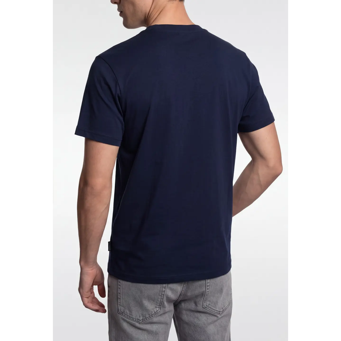 Polera 3D Vertical Hombre Azul 2