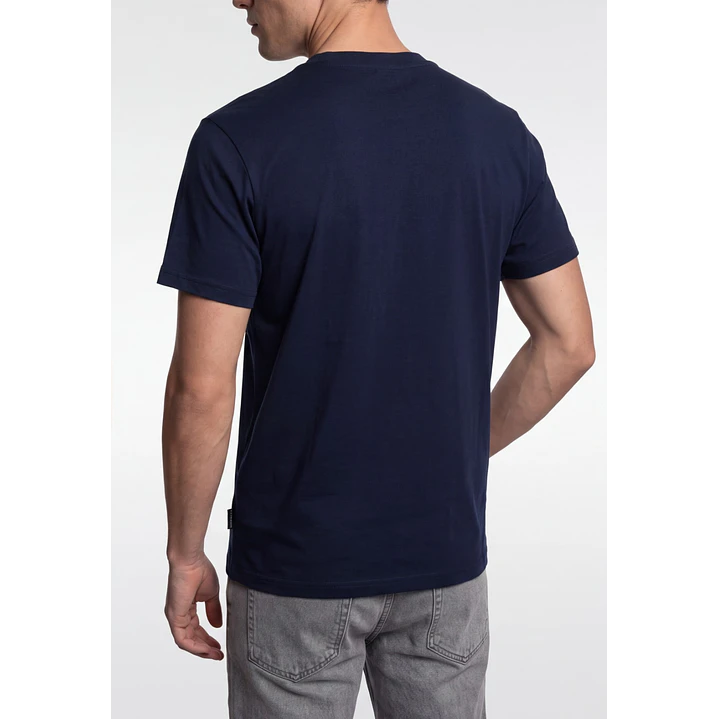 Polera 3D Vertical Hombre Azul 2