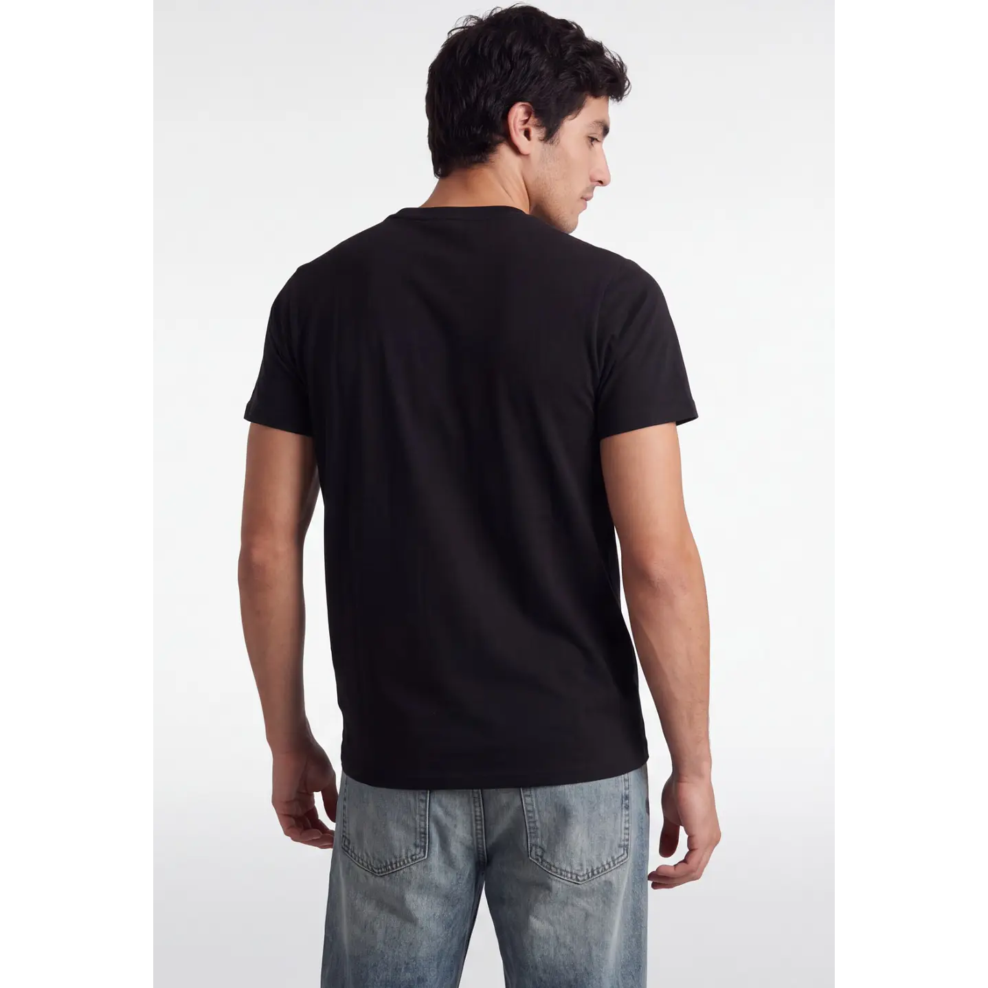 Polera Bravery Hombre Negro 2