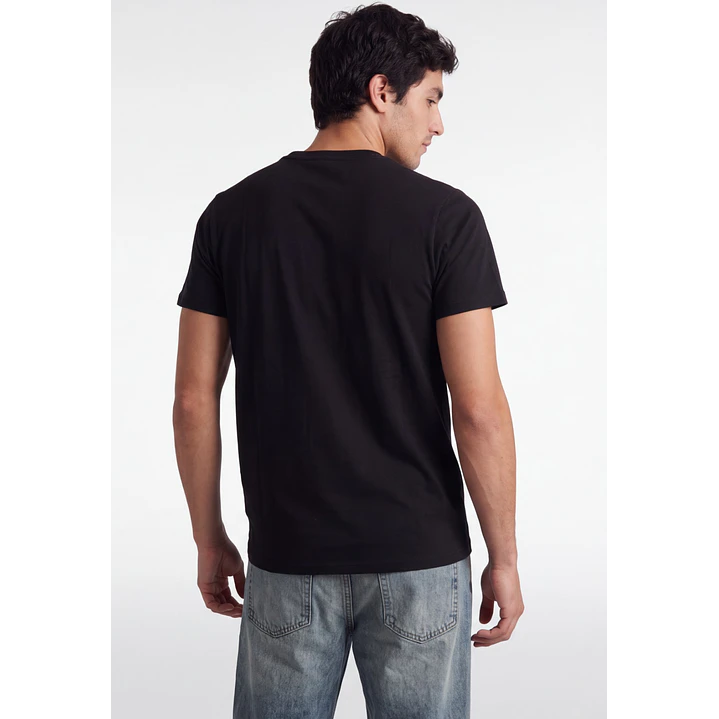 Polera Bravery Hombre Negro 2