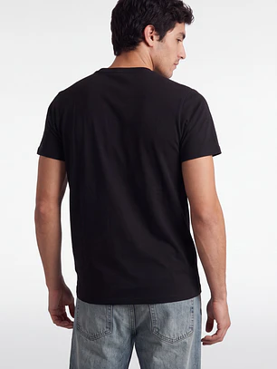 Polera Bravery Hombre Negro