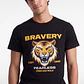 Polera Bravery Hombre Negro - Miniatura 4