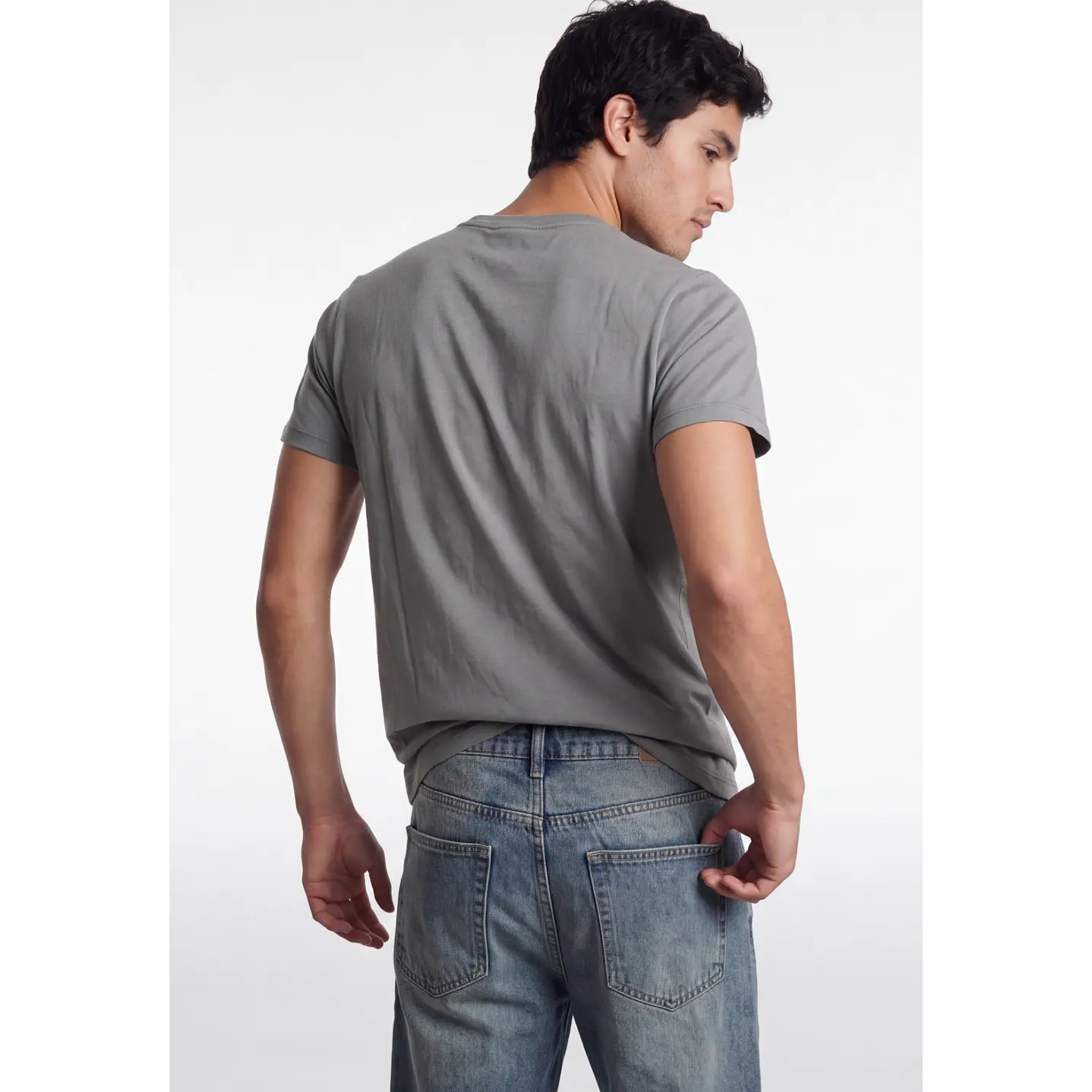 Polera Fly High Hombre Gris 2
