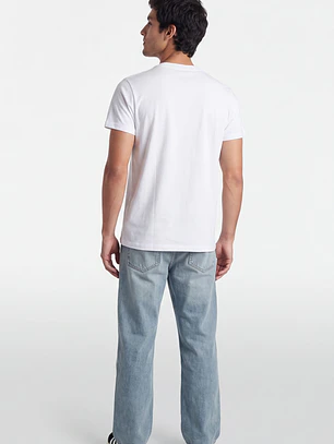 Polera Steelworks Hombre Blanco