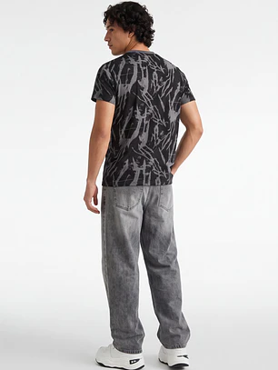 Polera Focused Hombre Negro