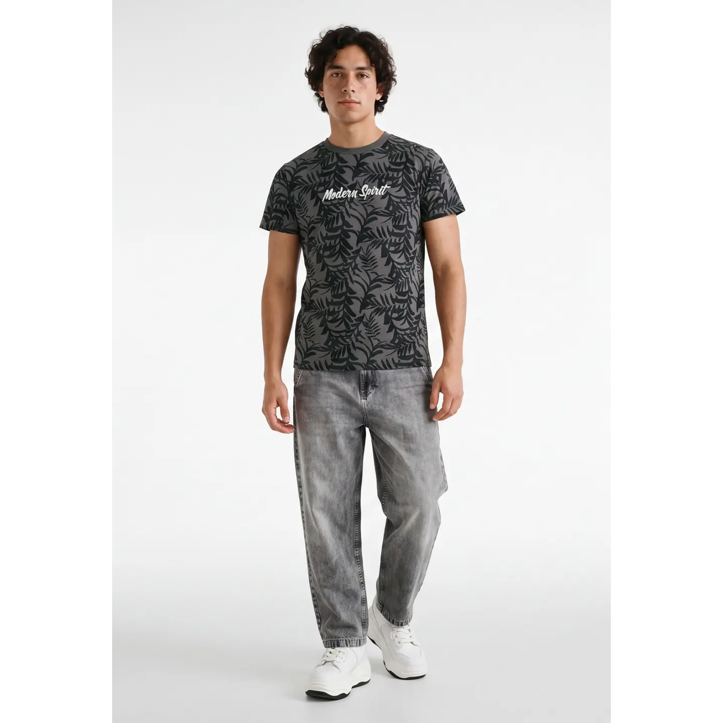Polera Spirit Hombre Gris 3