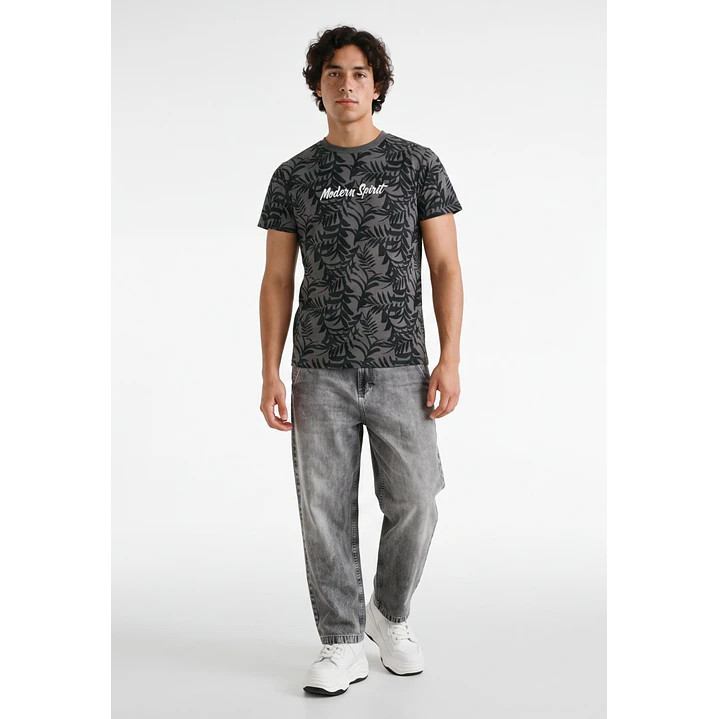 Polera Spirit Hombre Gris 3