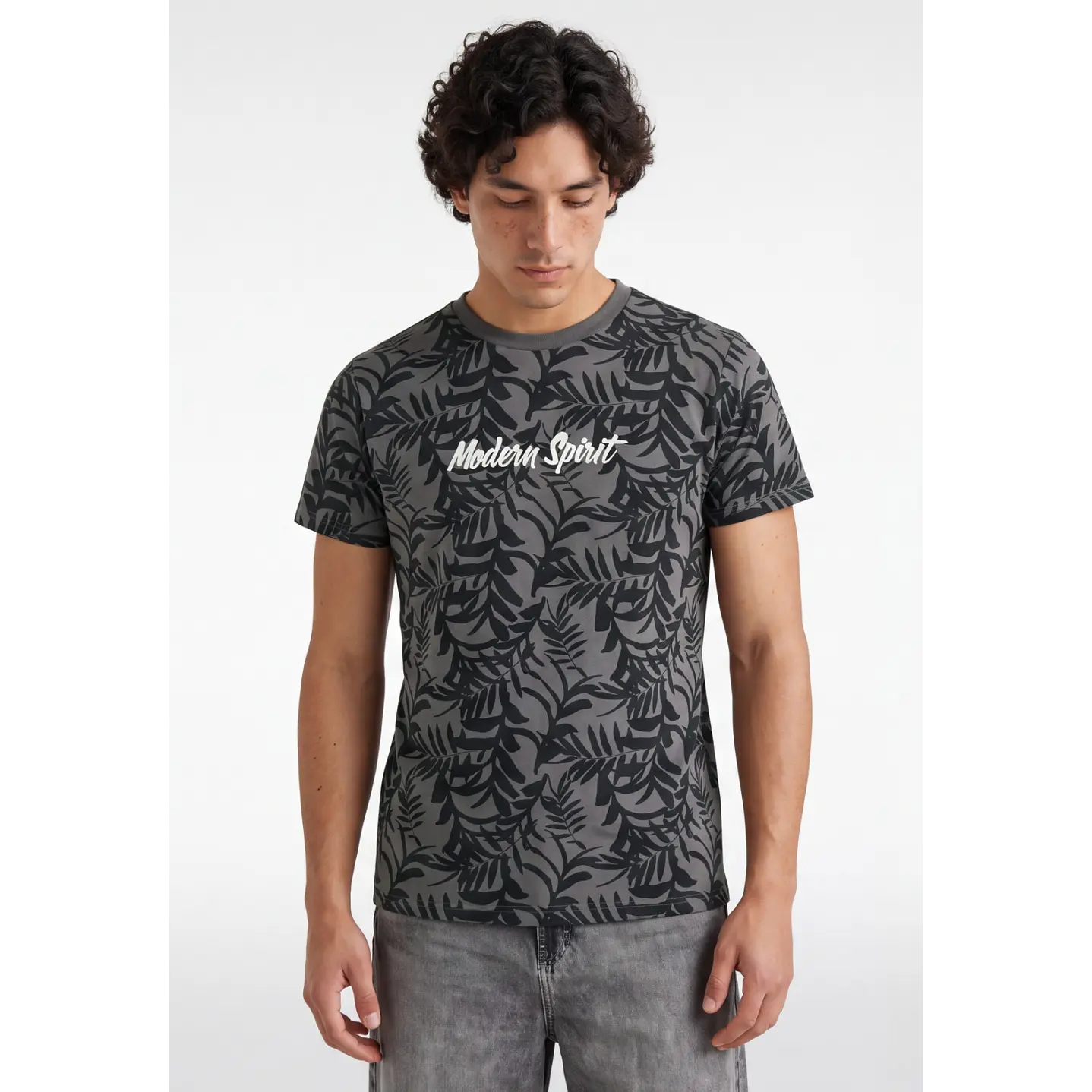 Polera Spirit Hombre Gris 4