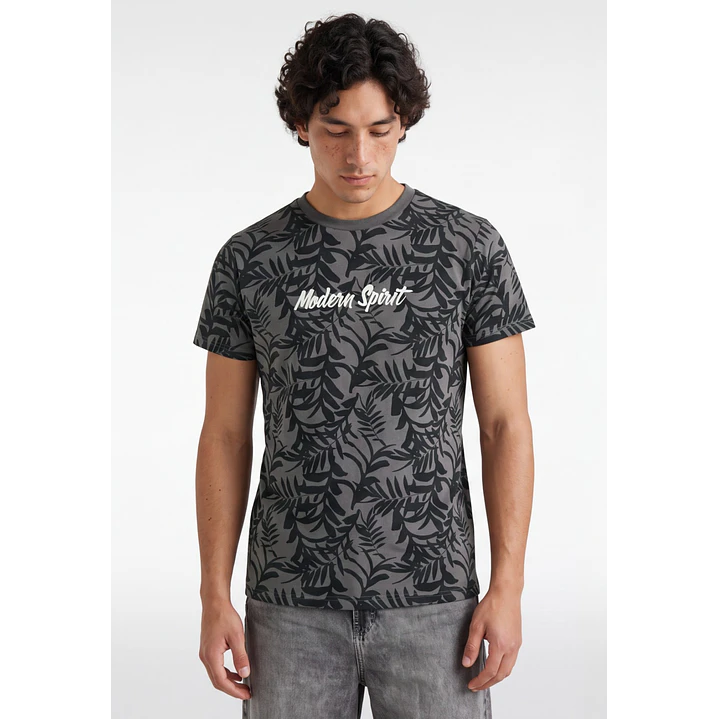 Polera Spirit Hombre Gris 4