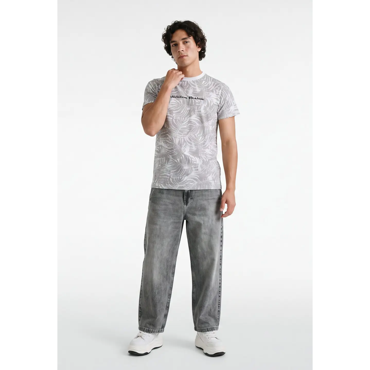 Polera Vision Hombre Gris 3