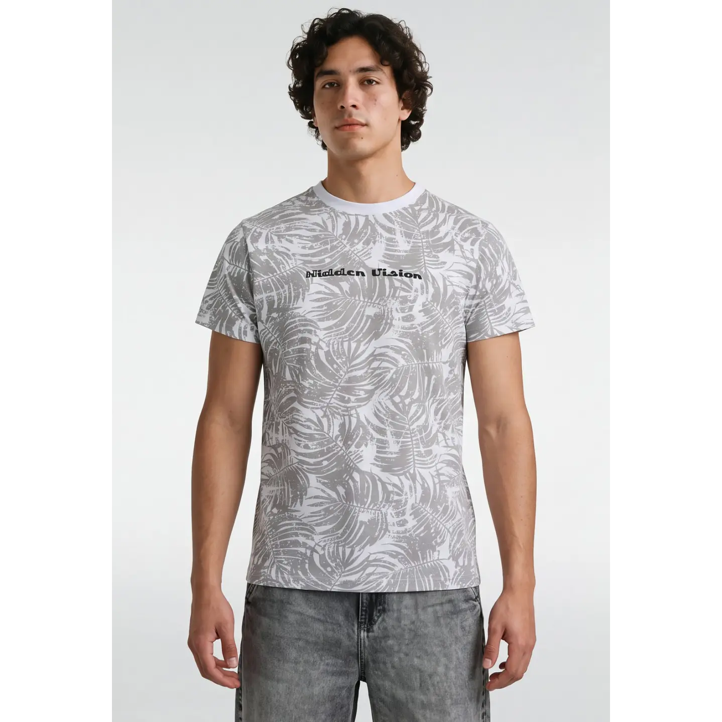 Polera Vision Hombre Gris 1