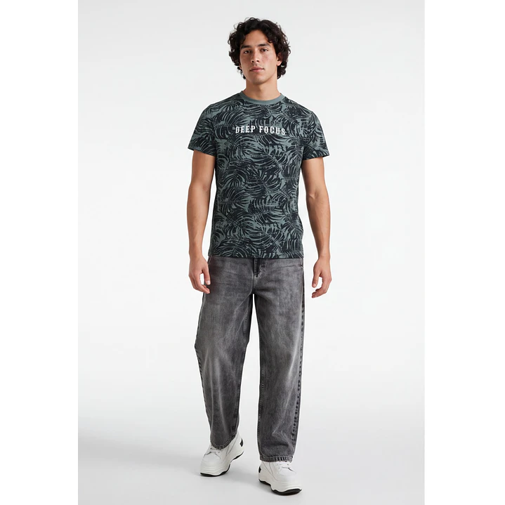 Polera Focus Hombre Azul 3