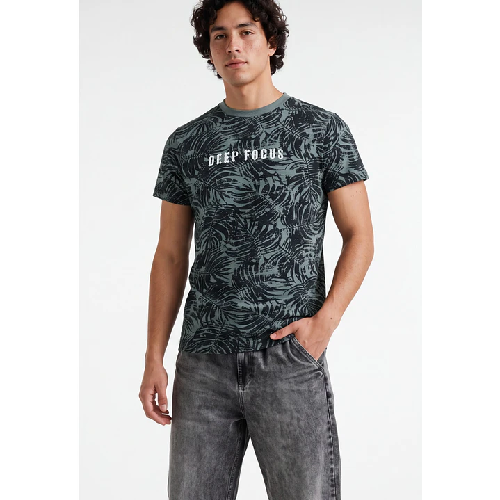 Polera Focus Hombre Azul 1