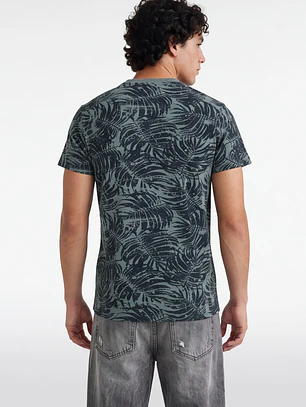 Polera Focus Hombre Azul