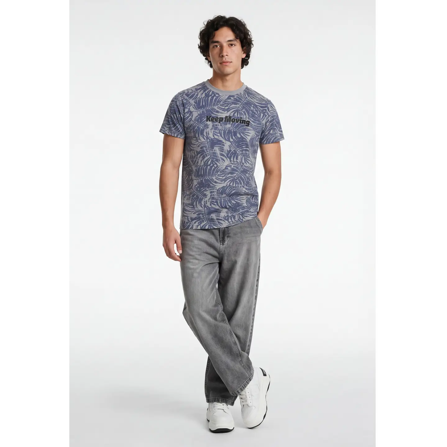 Polera Moving Hombre Azul 3