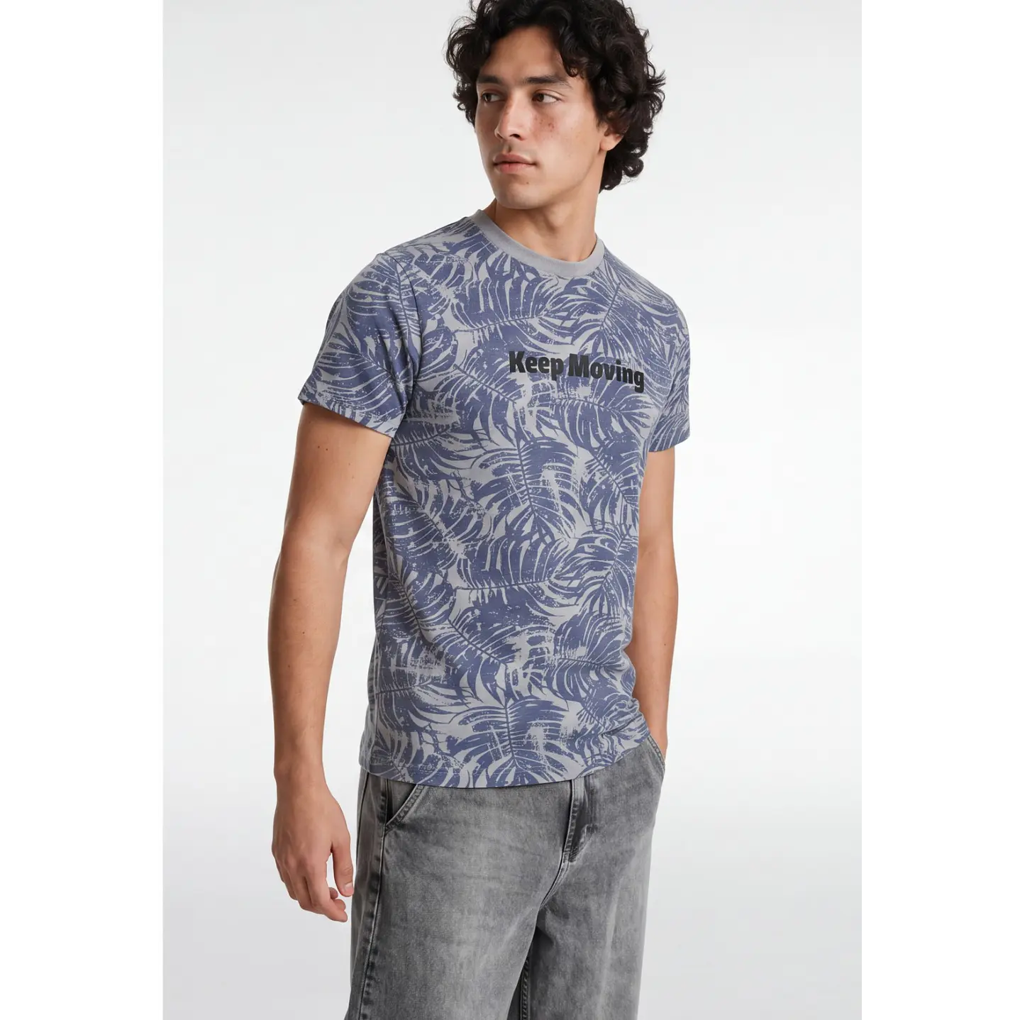 Polera Moving Hombre Azul 4