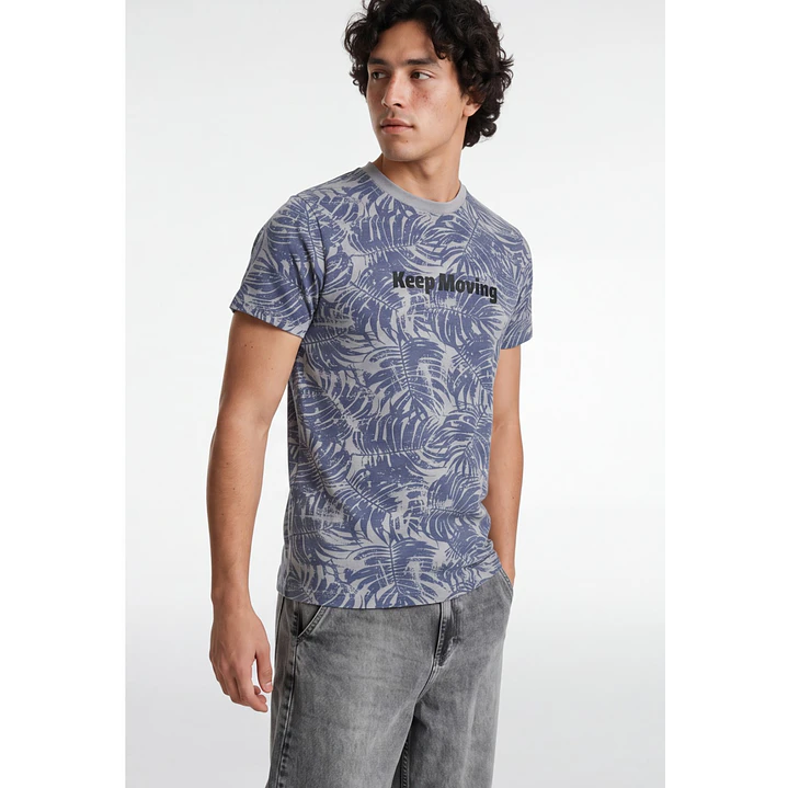 Polera Moving Hombre Azul 4