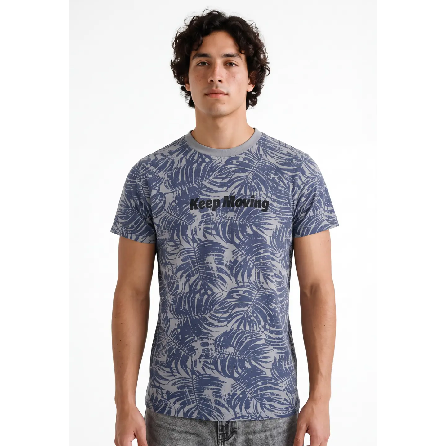 Polera Moving Hombre Azul 1
