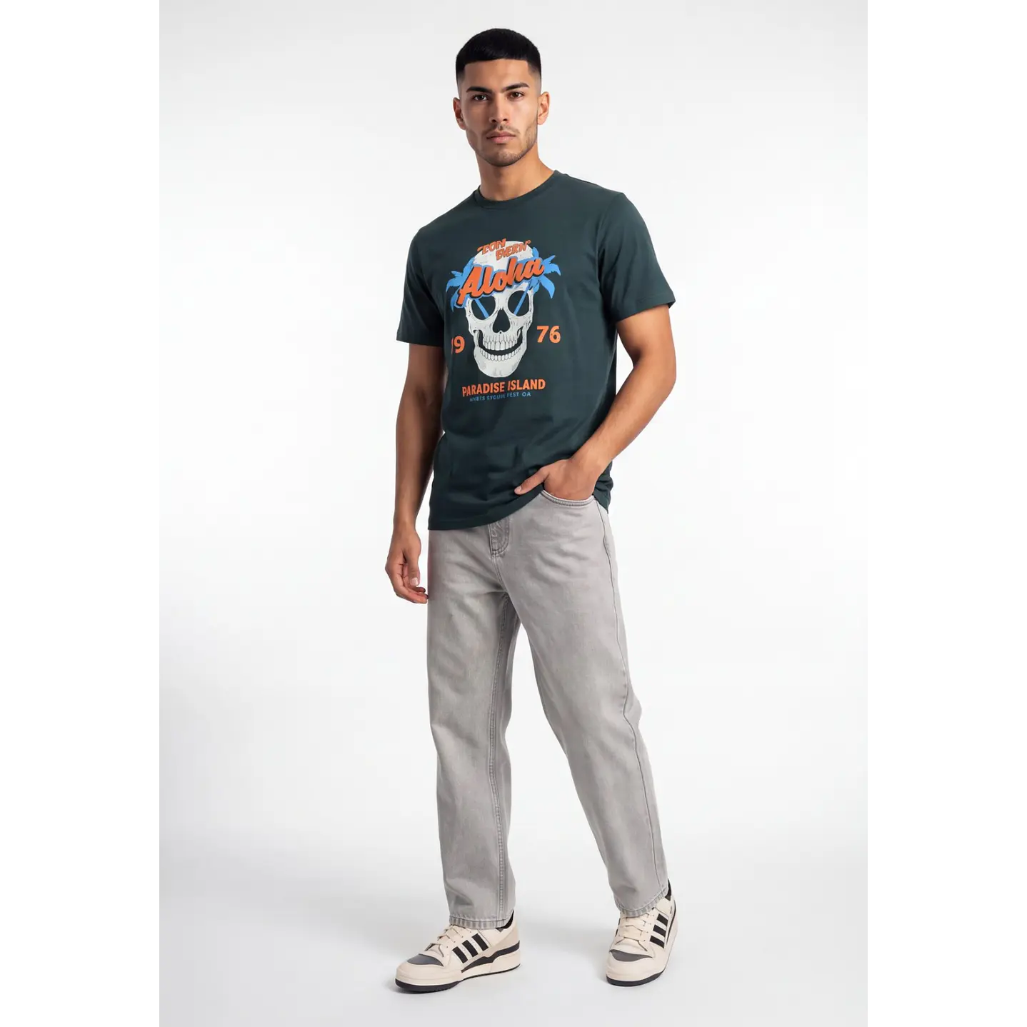 Polera Aloha Hombre Verde 3