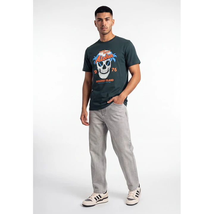 Polera Aloha Hombre Verde 3