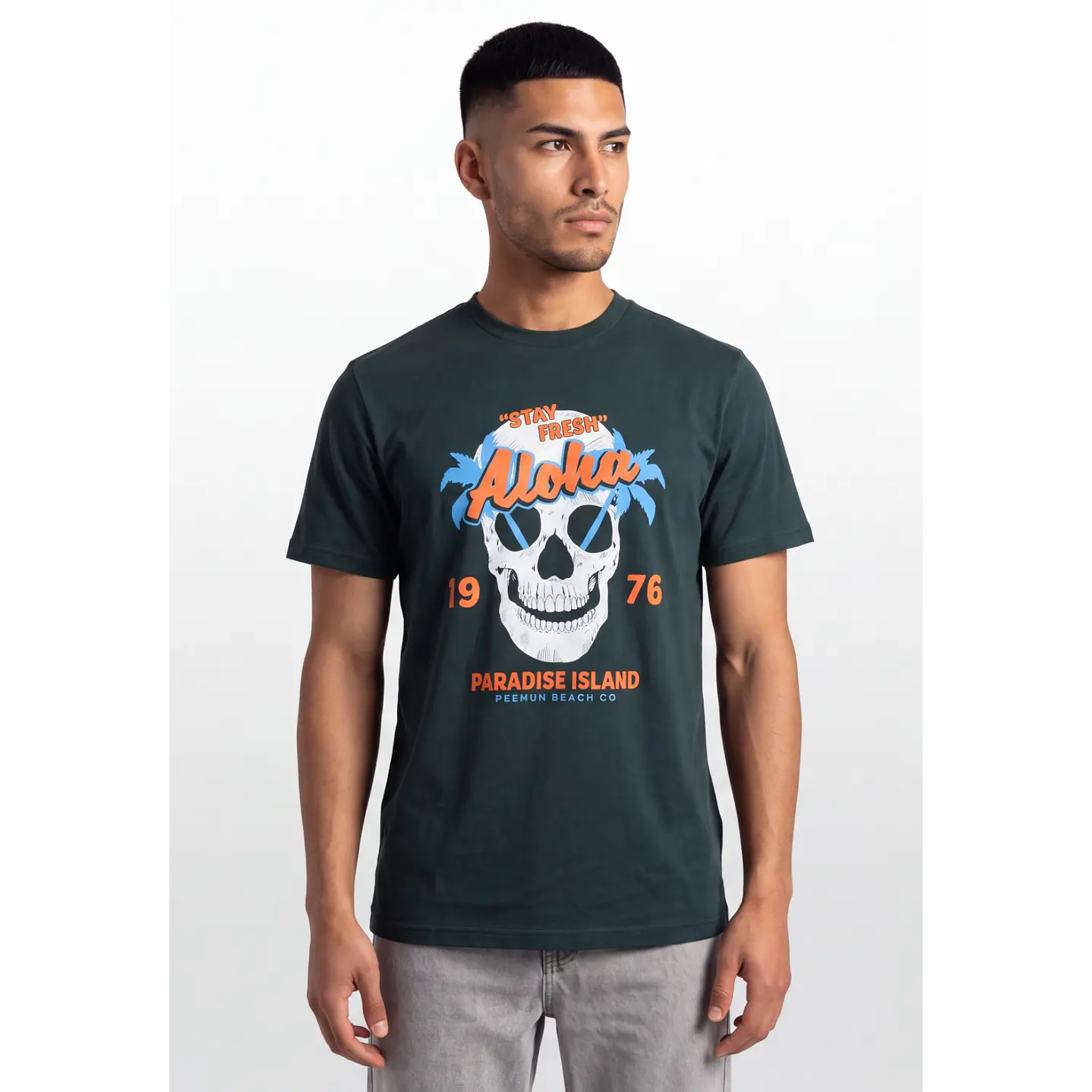 Polera Aloha Hombre Verde 1