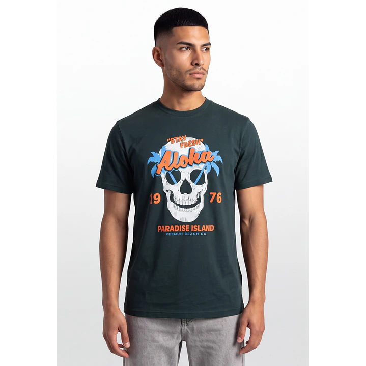Polera Aloha Hombre Verde 1