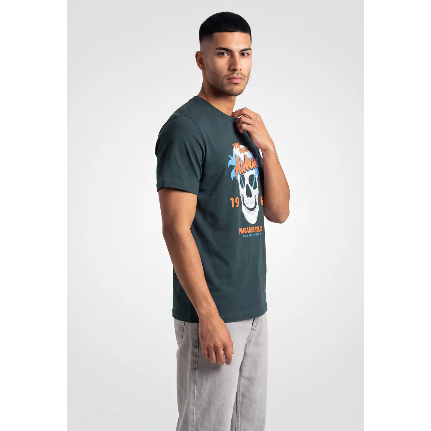 Polera Aloha Hombre Verde 4