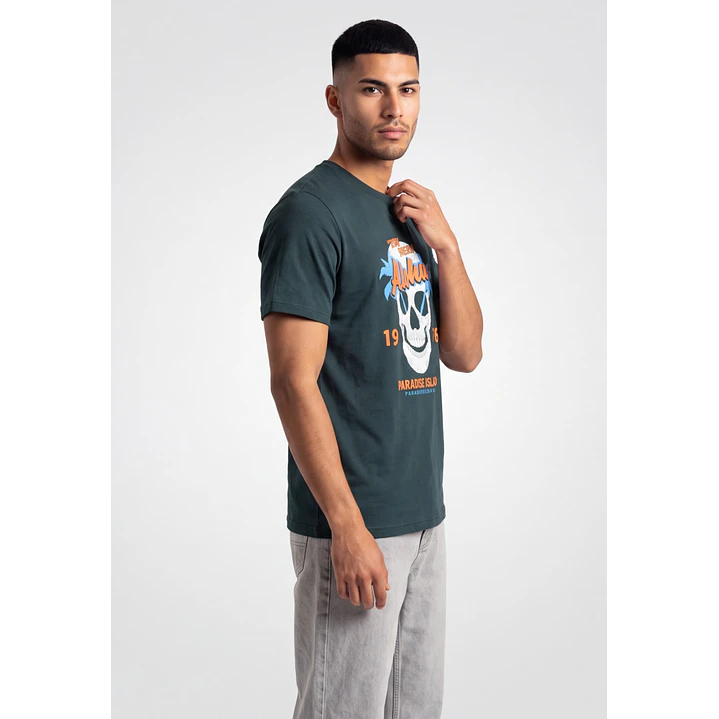 Polera Aloha Hombre Verde 4