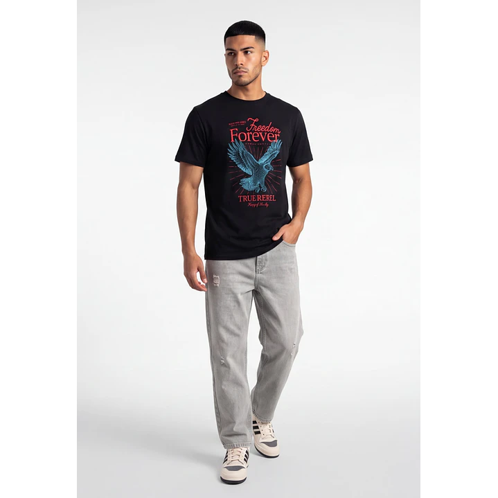 Polera Forever Hombre Negro 3