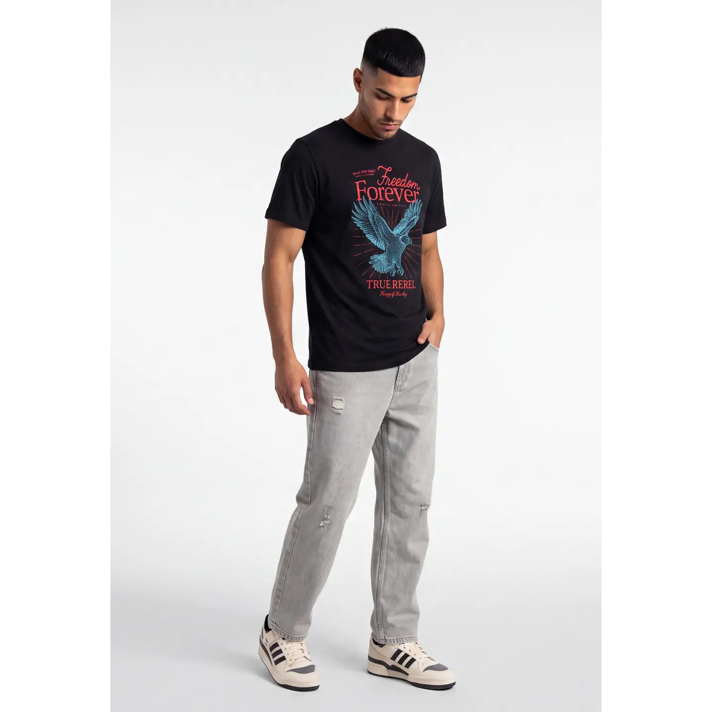 Polera Forever Hombre Negro 4