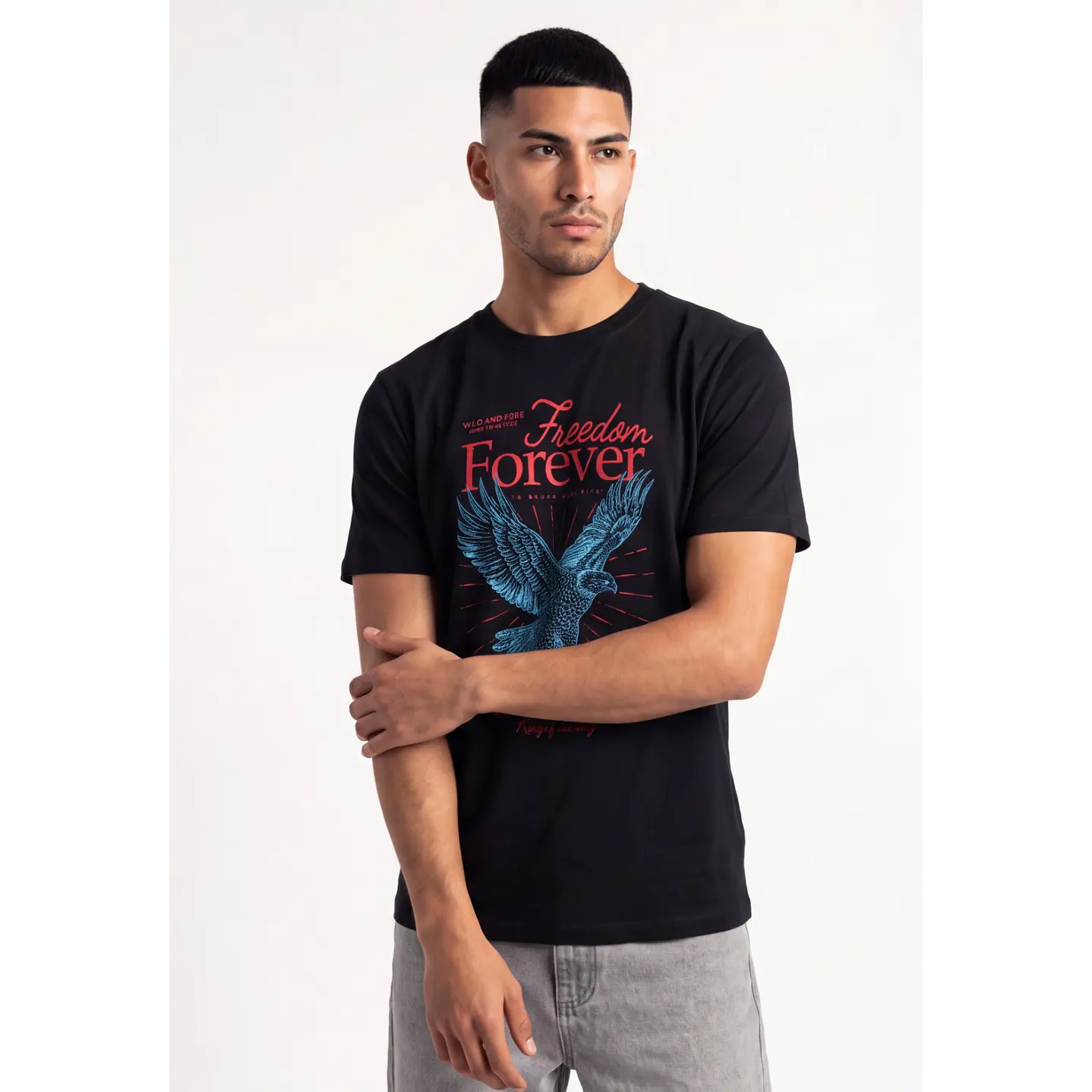 Polera Forever Hombre Negro 1