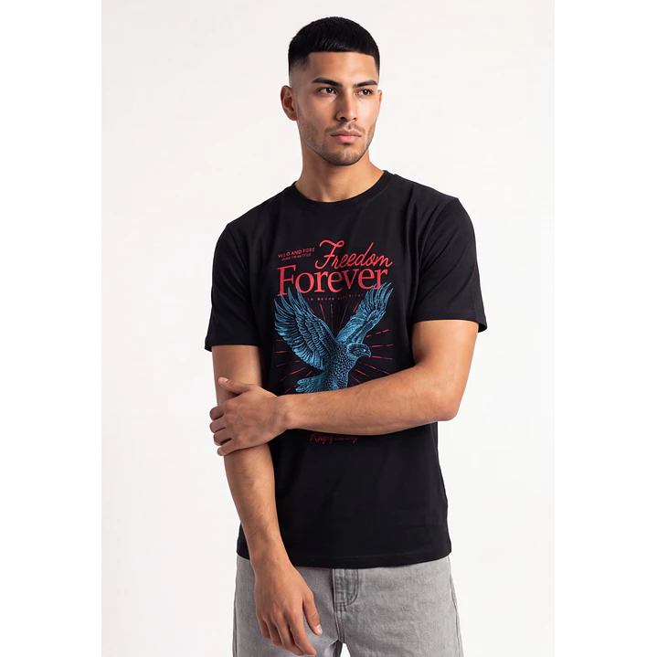 Polera Forever Hombre Negro 1