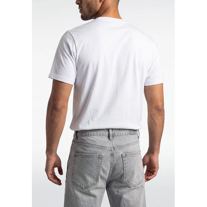Polera Motors Hombre Blanco 2