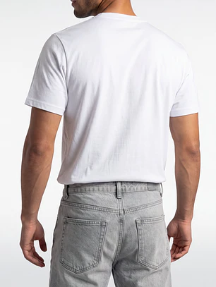 Polera Motors Hombre Blanco