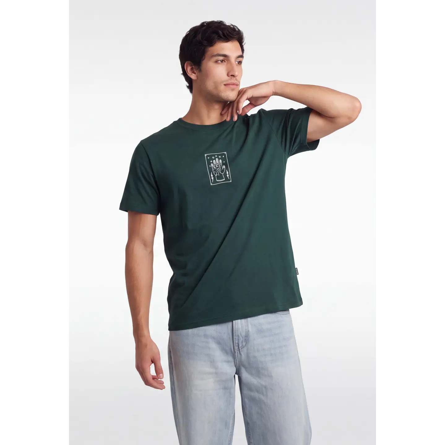 Polera Hand Hombre Verde 1