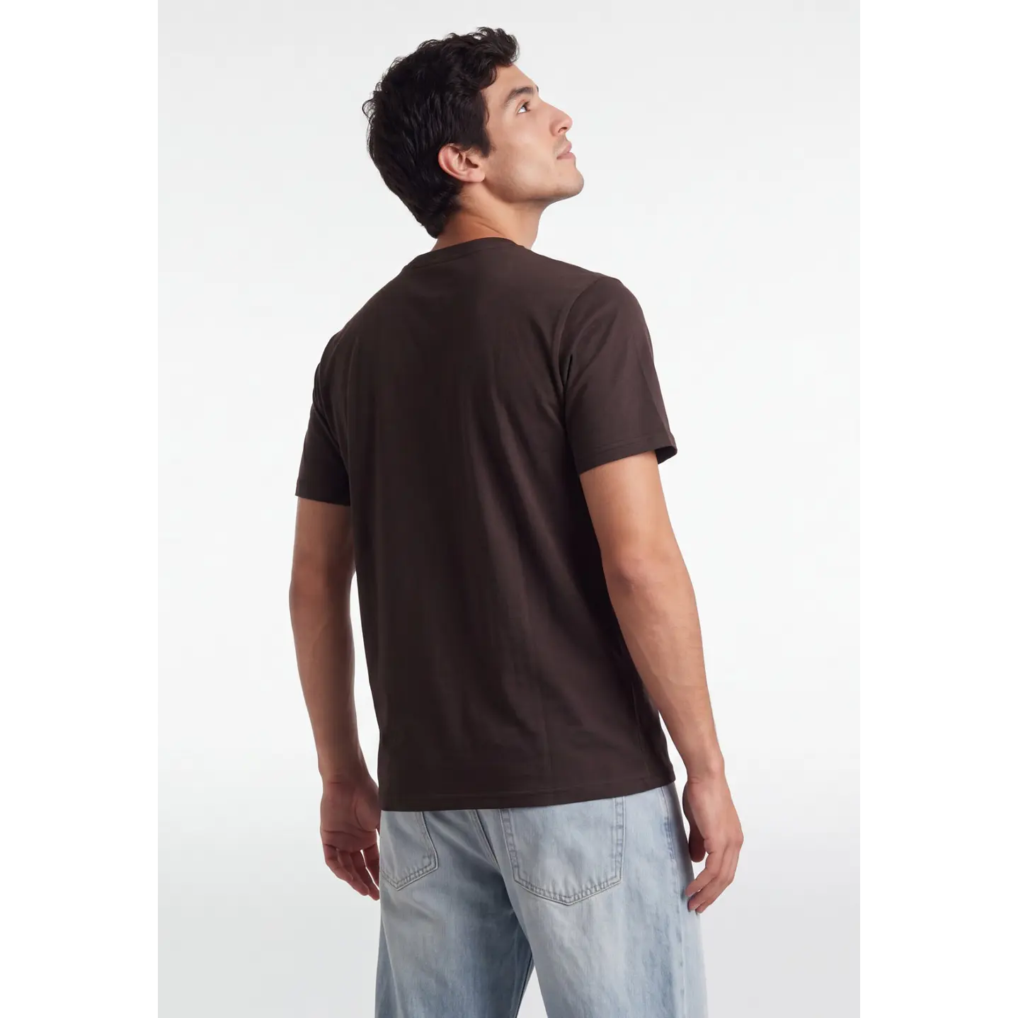 Polera Mask Hombre Café 2