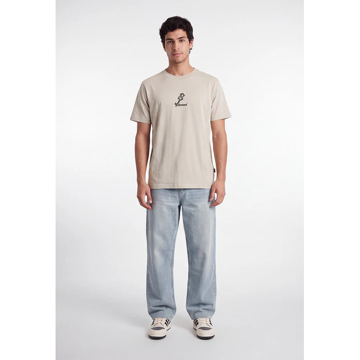 Polera Scarred Hombre Beige 3