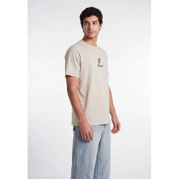 Polera Scarred Hombre Beige 1