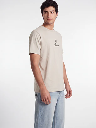 Polera Scarred Hombre Beige