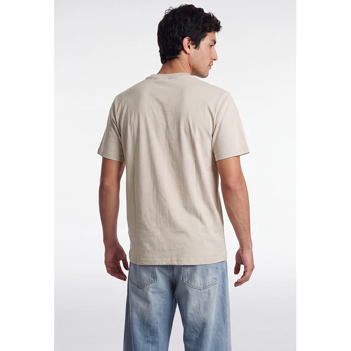 Polera Scarred Hombre Beige 2