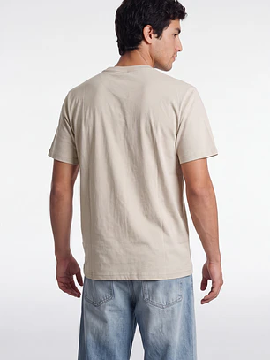 Polera Scarred Hombre Beige