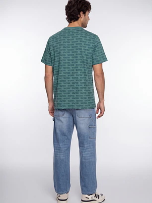 Polera New york Hombre Verde