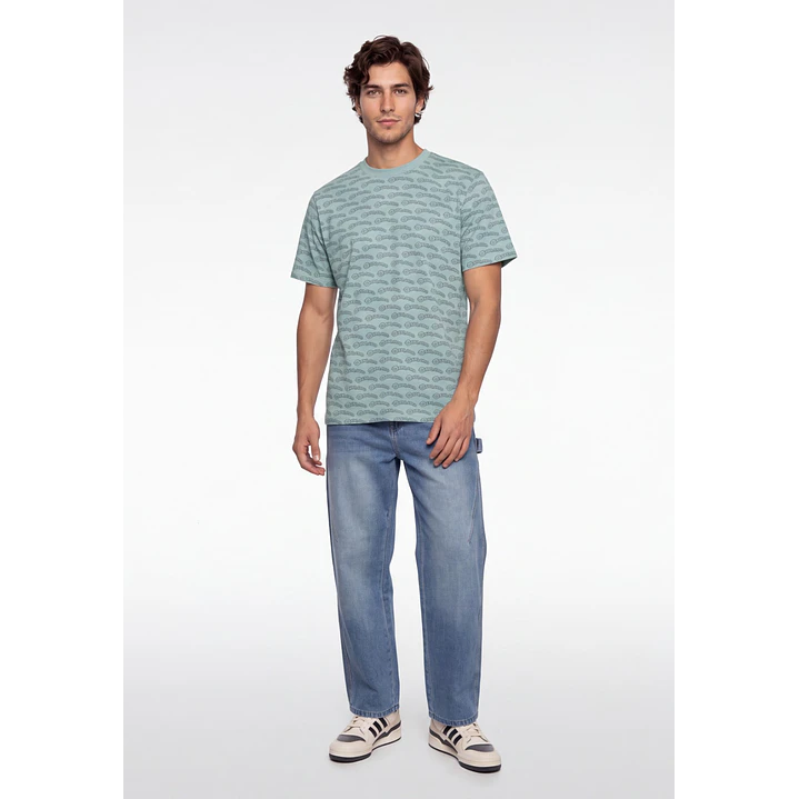 Polera Ockland Hombre Verde 3