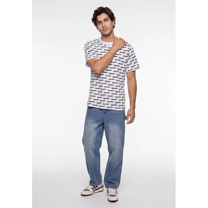 Polera Houston Hombre Blanco 3